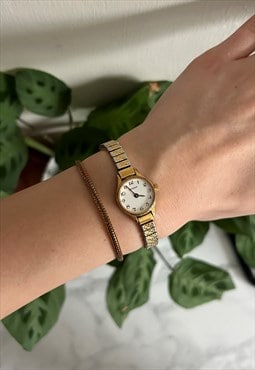 Vintage Womens Gold Sekonda Quartz Watch