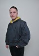 90S SPORT REVERSIBLE JACKET, CASUAL FALL CROPPED JACKET 