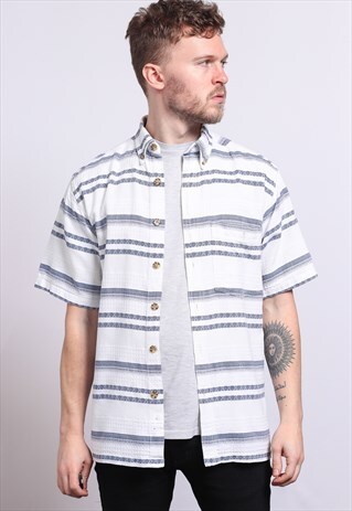 VINTAGE AZTEC PATTERNED SHIRT