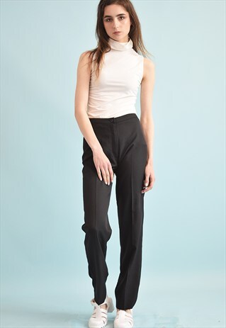 90'S RETRO REGULAR WAIST CLASSIC CUT TROUSERS