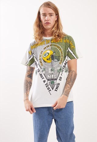 VINTAGE GREEN BAY PACKERS GRAPHIC PRINT T-SHIRT