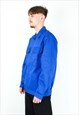 BRAND NEW WITH TAGS SANFOR M WORKER JACKET COAT BLUE UTILITY