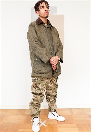 BARBOUR BORDER WAX JACKET WITH WARM LINING (REF/1127)