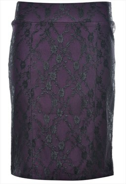 Vintage Purple Skirt - M