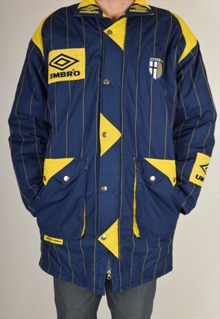 VINTAGE UMBRO THICK JACKET AC PARMA 1992 SIZE M (3225)