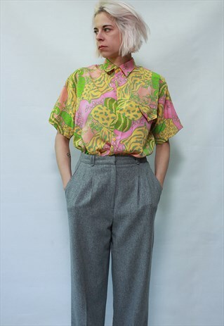 VINTAGE 80' AMAZING COOL COLORFUL UNISEX SHIRT
