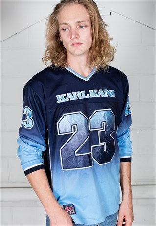 VINTAGE KANI SPORTS KARL KANI 23 BLUE UNISEX JERSEY
