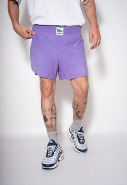 Vintage Lacoste 90s Purple Shorts