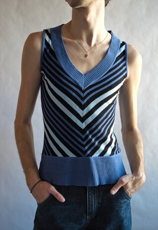 60S STYLE ZEBRA VEST