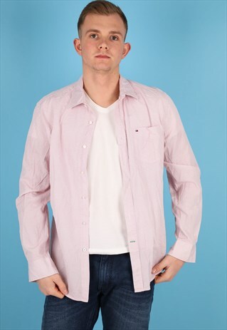 VINTAGE TOMMY HILFIGER PATTERN SHIRT NS185