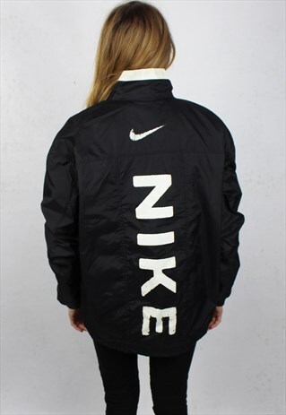 VINTAGE NIKE BLACK SPORT JACKET