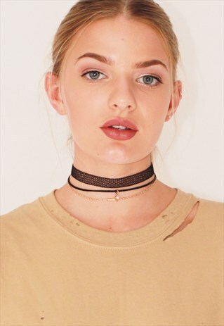 MESH CHOKER SET