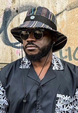 Tribute Seven Multi-Color Denim Bucket Hat