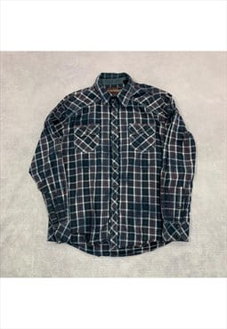 Vintage Western Shirt Men's L