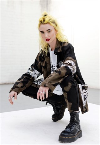 WORKER JACKET- ACID BLACK
