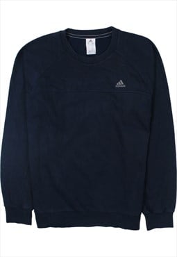 Adidas 90's Crew Neck Heavyweight Sweatshirt Medium Navy Blu