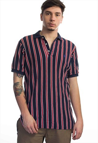 VINTAGE POLO RALPH LAUREN LOGO POLO SHIRT 90S M 10.8