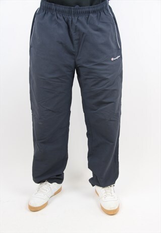 VINTAGE CHAMPION NAVY TRACKSUIT BOTTOMS