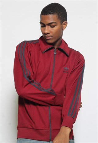 VINTAGE ADIDAS JACKET RED