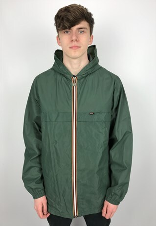 90S VINTAGE WAGNER PACKABLE FESTIVAL RAIN JACKET MAC