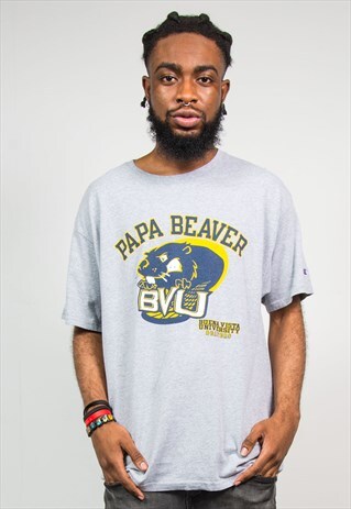 CHAMPION 90'S USA COLLEGE VARSITY T-SHIRT