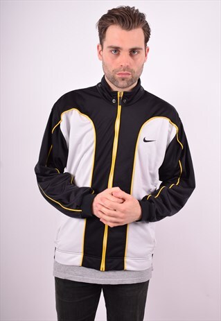 NIKE MENS VINTAGE TRACKSUIT TOP JACKET LARGE MULTI 90'S