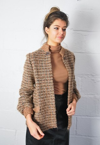 VINTAGE CHUNKY KNIT COATIGAN