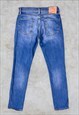 Vintage Levi's 511 Jeans Blue Denim Slim Fit W32 L32