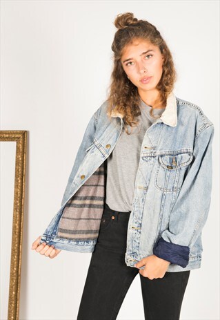VINTAGE 80S LEE WINTER BLANKET JACKET / R2100R170
