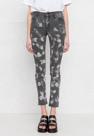 VINTAGE GREY CHEAP MONDAY DENIM JEANS