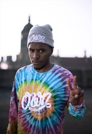 TIE DYE T-SHIRT LONG SLEEVED - SLUSH CASCADE