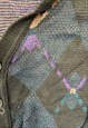 VINTAGE KNITTED CARDIGAN ABSTRACT PATTERNED KNIT SWEATER