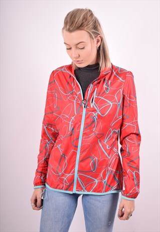 PUMA WOMENS VINTAGE JACKET MEDIUM RED 90S