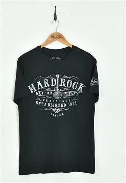 Vintage Hard Rock Cafe Black Venice T-Shirt Black Medium
