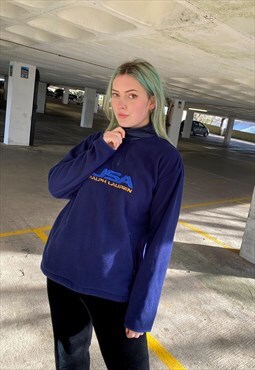 vintage 90s Rare Ralph Lauren USA Fleece Sweatshirt