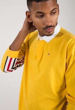 VINTAGE 90S TOMMY HILFIGER POLO SHIRT / S1011