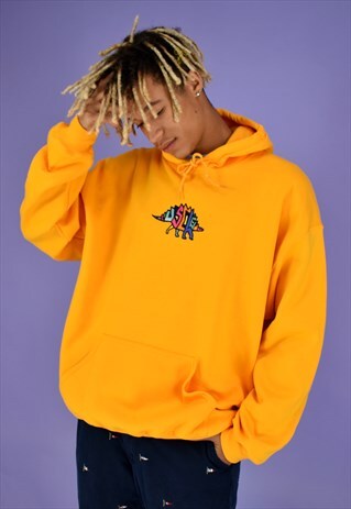 G&G UNISEX GOLD ORIGINAL DINO HOOD