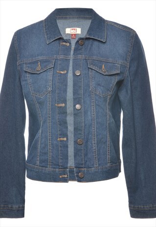 Vintage Indigo Classic Denim Jacket - L