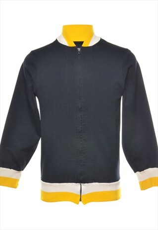 VINTAGE BLACK NORTHEAST TRACK TOP - M