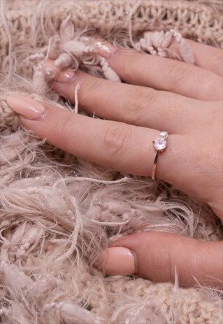 EASTER SALE - MAMA'S PEARL ROSE GOLD RING