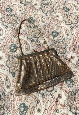 70's Gold Original Chainmail Ladies Evening Bag