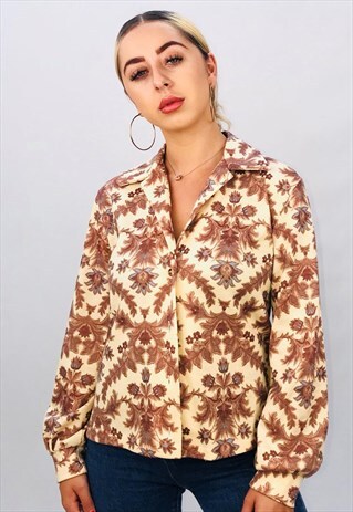 VINTAGE OVERSIZED PATTERN SHIRT
