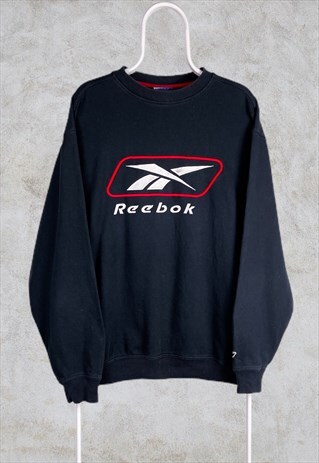 vintage reebok spellout sweatshirt