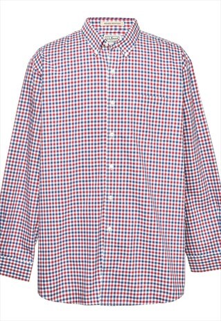 L.L. BEAN CHECKED SHIRT - XL