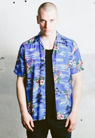 VINTAGE PATTERNED FLORAL SHIRT