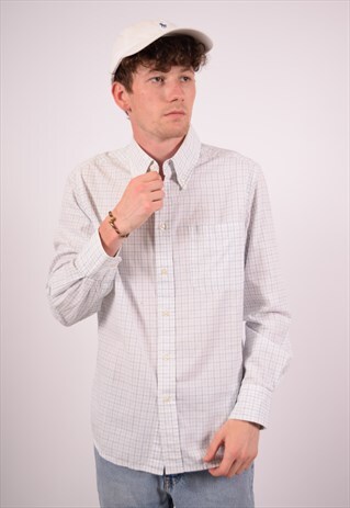 VINTAGE KAPPA SHIRT CHECK BLUE