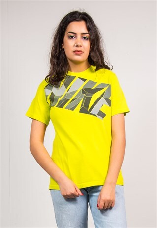 90'S VINTAGE LIME GREEN NIKE T-SHIRT