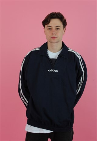 VINTAGE 1990'S ADIDAS DRILL TOP SPORTS SWEATSHIRT