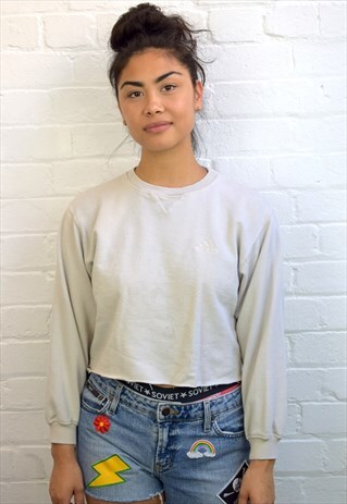 VINTAGE 90'S CROPPED ADIDAS SWEATSHIRT