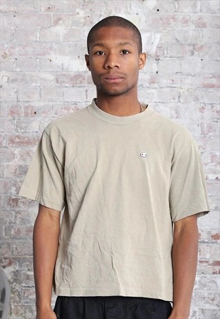 VINTAGE CHAMPION CHEST LOGO T-SHIRT GREEN